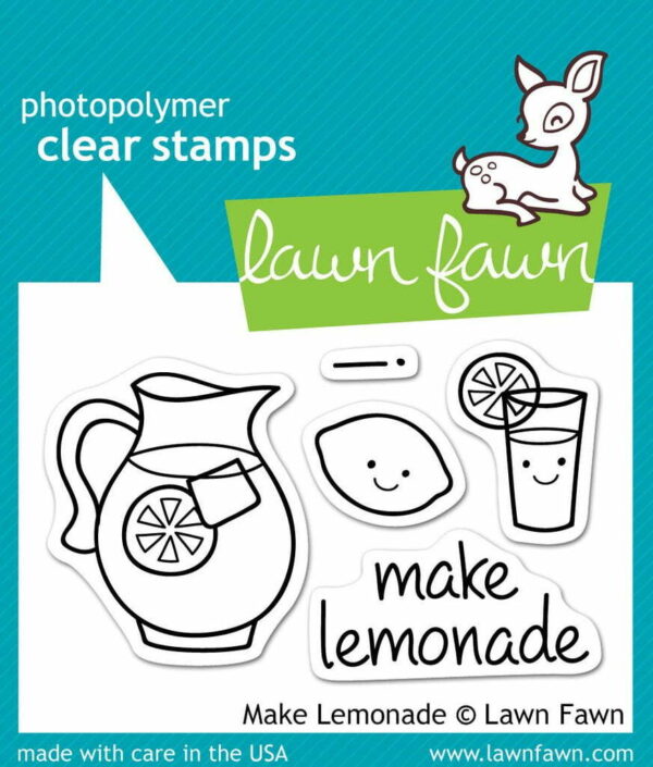 Lawn Fawn Clear Stamps - Make Lemonade
