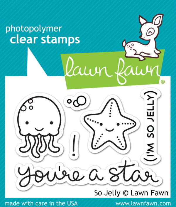 Lawn Fawn Clear Stamps - So Jelly
