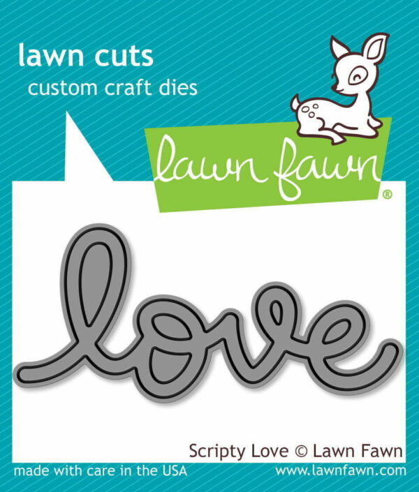 Lawn Cuts Craft Die - Scripty Love