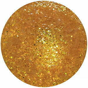 id 762n honey gold nuvo glitter drops close up