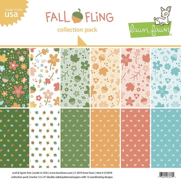 Lawn Fawn - Fall Fling - Collection Pack 12" x 12"