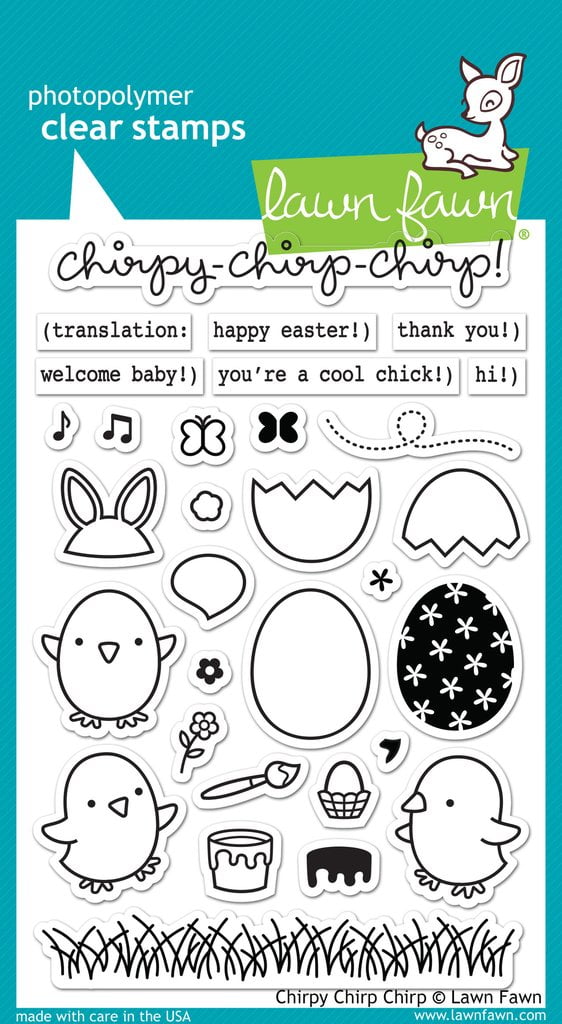 Lawn Fawn Clear Stamps - Chirpy Chirp Chirp