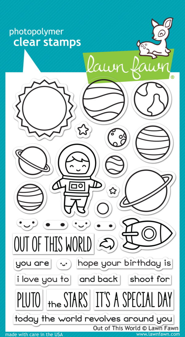 Lawn Fawn Clear Stamps - Out Of This World