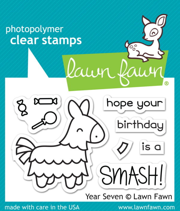 Lawn Fawn Clear Stamps - Year Seven