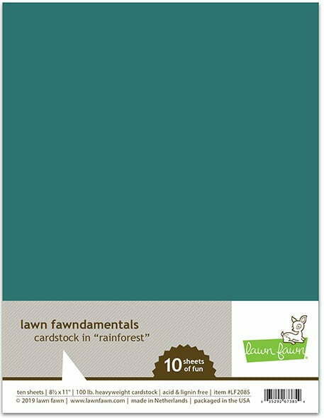 Lawn Fawn - Cardstock - Rainforest