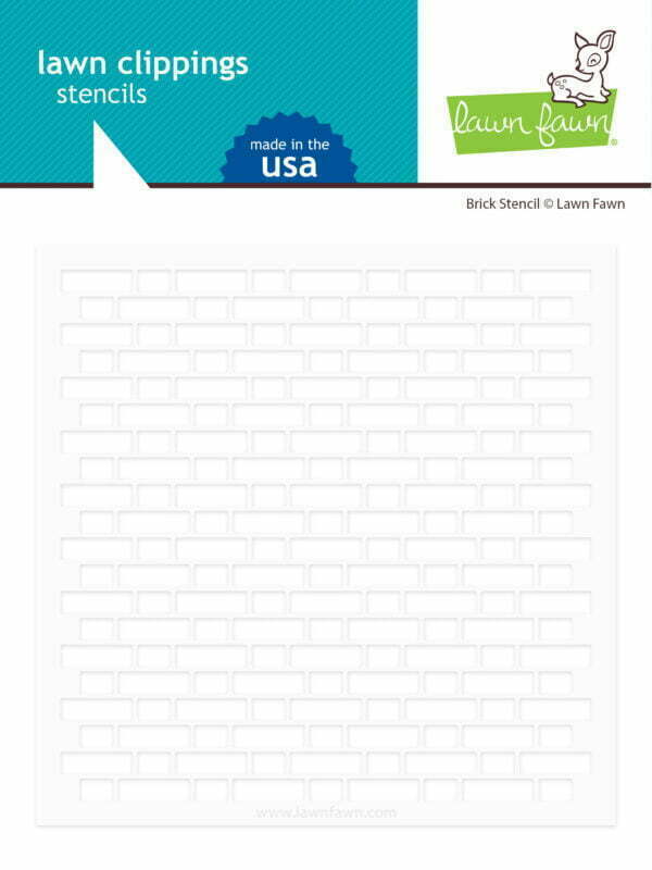 lf2364 lawn fawn template brick stencil