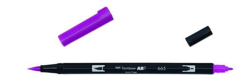 tombow abt dubbele brushpen purple abt 665 44321 1 g
