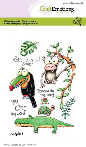 craftemotions clearstamps a6 jungle 1 carla creaties 05 20 316561 nl g
