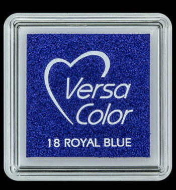 id vs 000 018 royal blue versacolor small inkpad pigment ink stamping tsukineko