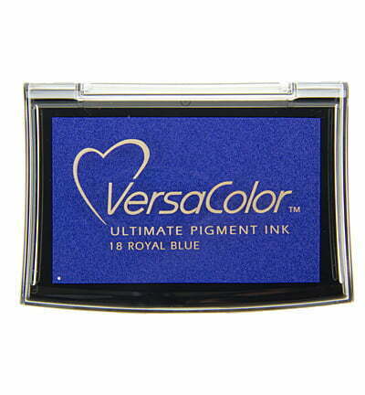 id vs 001 018 royal blue versacolor fullsize inkpad pigment ink stamping tsukineko