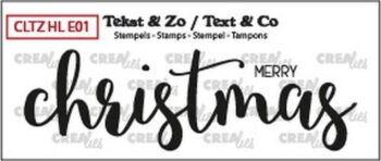 image crealies clearstamp text co handlet merry christmas solid cltzhle01 27x 48845 1 g
