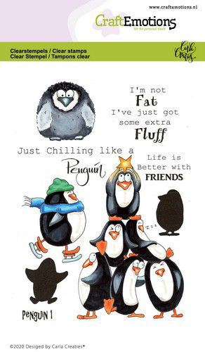 craftemotions clearstamps a6 penguin 1 carla creaties 10 20 318252 nl g