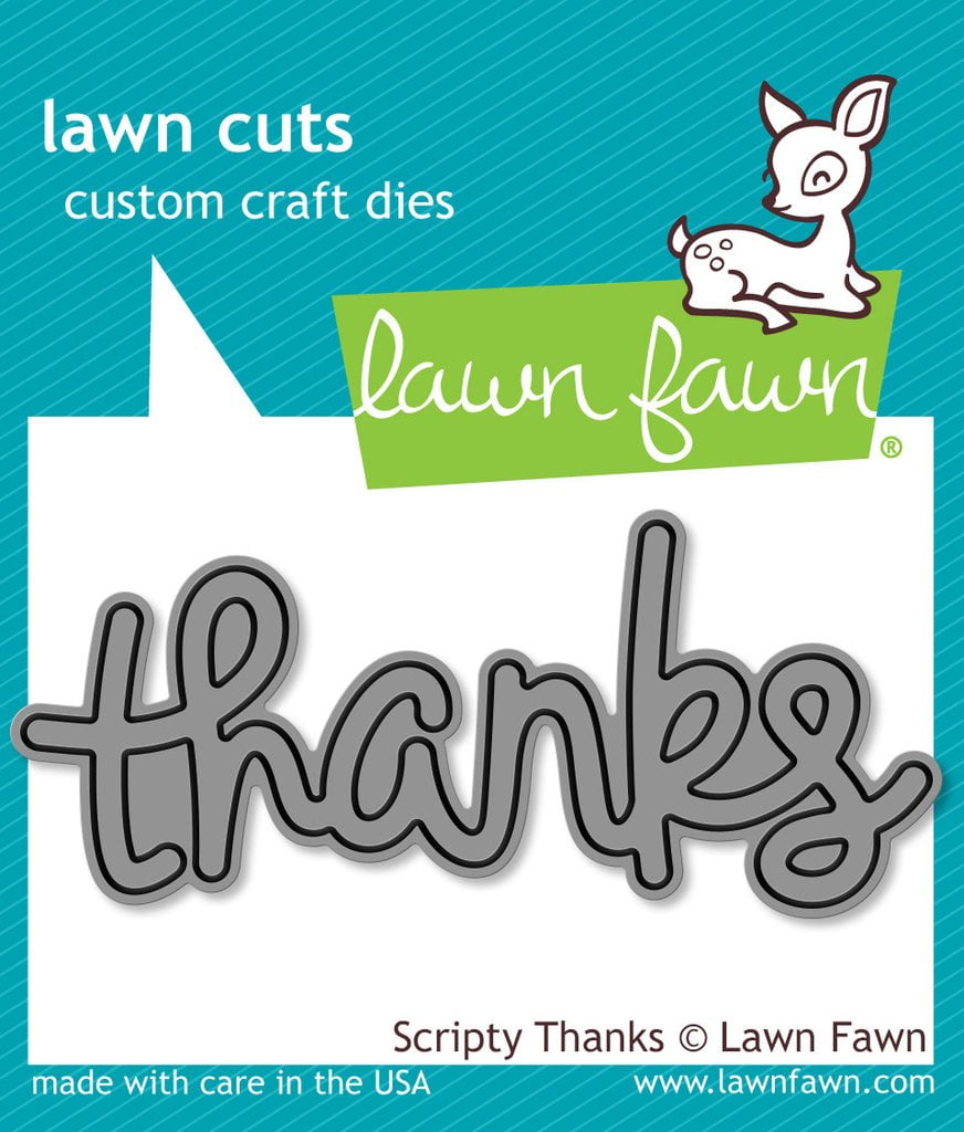 lf690 Lawn Fawn scripty thanks