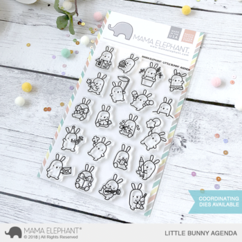 Mama Elephant Clear Stamps little bunny agenda