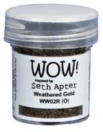 WOW Embossing Poeder ww02r weathered gold seth apter