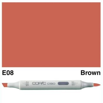 copic ciao e08 brown large