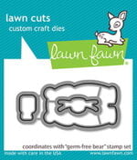 lf2463 lawn fawn creative cuts dies germ free bear sml
