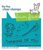 lf2562 lawn fawn clear stamps dandy day flipflop sml