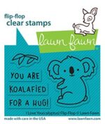 lf2564 lawn fawn clear stamps i love you calyptus flipflop sml