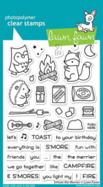lf2593 lawn fawn clear stamps smore the merrier web