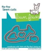 lf2598 lawn fawn coordinating craft dies duh nuh flip flop lawn cuts web