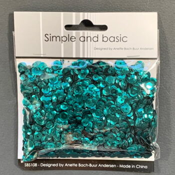 simple and basic jade green sequin mix sbs108