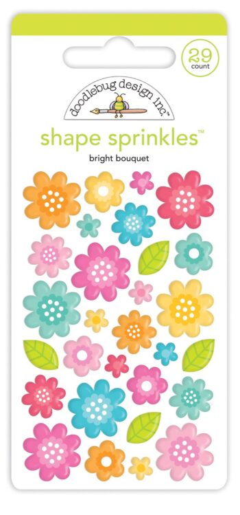 7249 bright bouquet shape sprinkles
