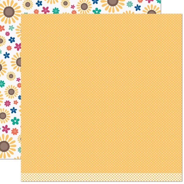 LF2648 Lawn Fawn Scrapbooking paper Sweater Weather Sunny RemixB sml