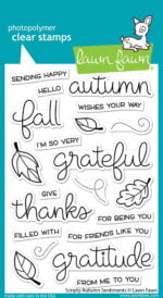 LF2662 Lawn Fawn Clear Stamps Scripty Autumn Sentiments sml
