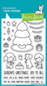 LF2668 Lawn Fawn Clear Stamps Joy To All sml