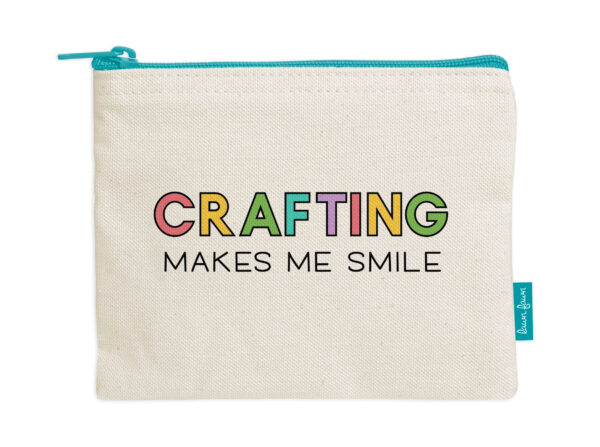 LF2719 Lawn Fawn Zipper Pouch Crafting Makes Me Smile