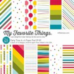 my favorite things party time 6x6 inch paper pad e
