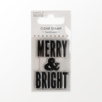 simply creative merry bright clear stamp scstp044x