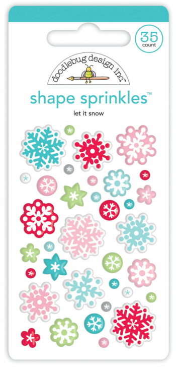 7504 let it snow shape sprinkles