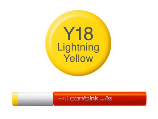 Copic Ink Y18 lightning Yellow