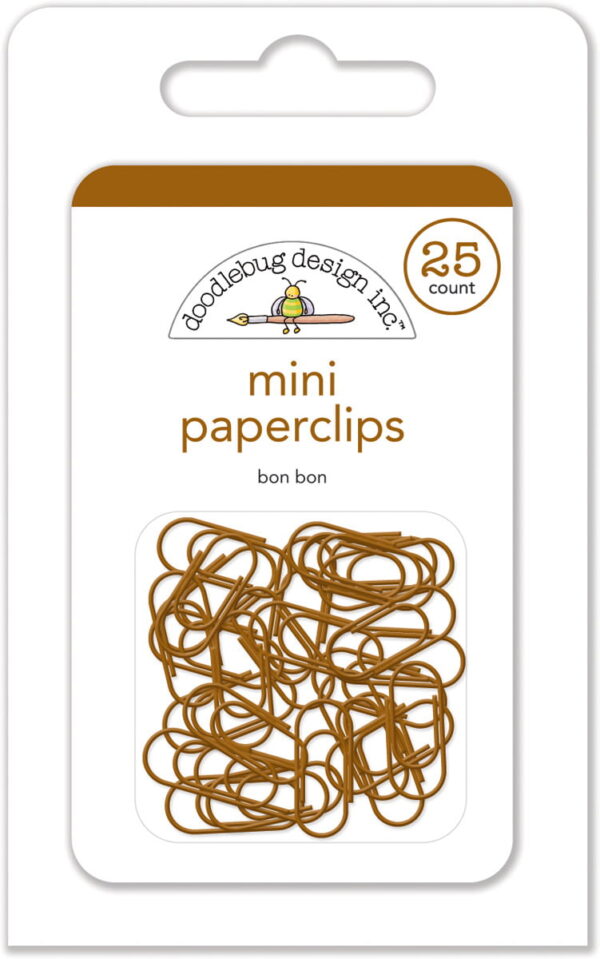 doodlebug design bon bon mini paperclips 25pcs 450