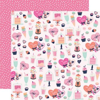 16908 Simple Stories Happy Hearts Scrapbook paper Sweet On You L 1000x