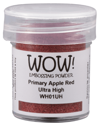 WOW embossing powder apple red ultra high