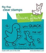 LF2776 Lawn Fawn Clear Stamps Rub A Dub Dub Flip Flop sml