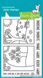 LF2780 Lawn Fawn Clear Stamps Window Scene Spring sml