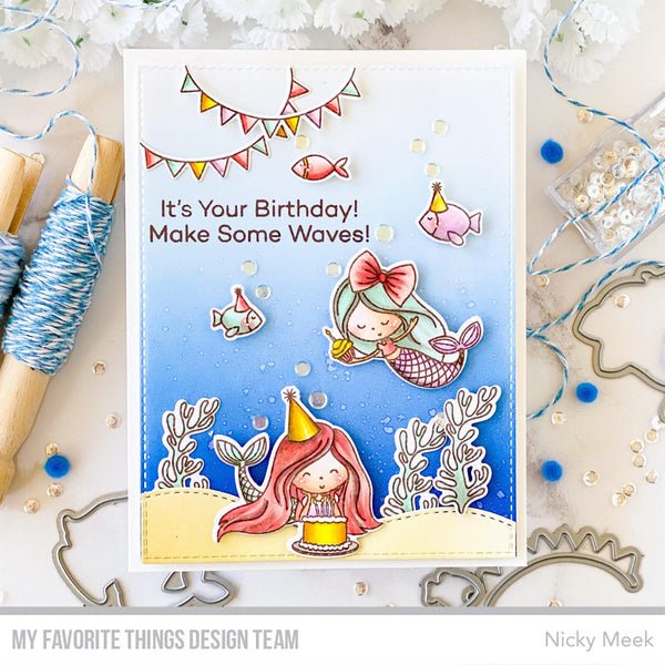 my favorite things bubbly birthday clear stamps cs 2