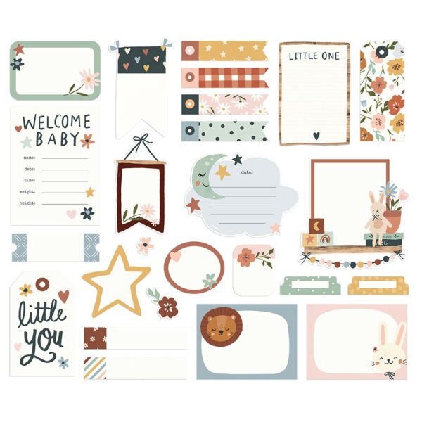 simple stories boho baby journal bits 17518 3