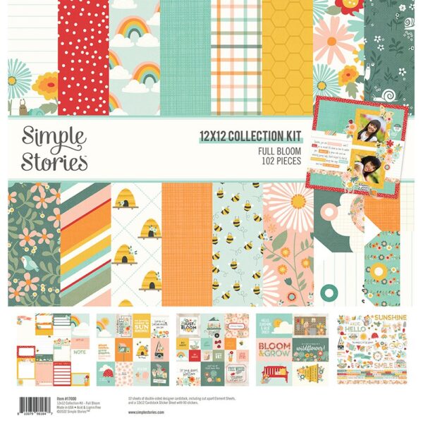 simple stories full bloom collection kit 17000