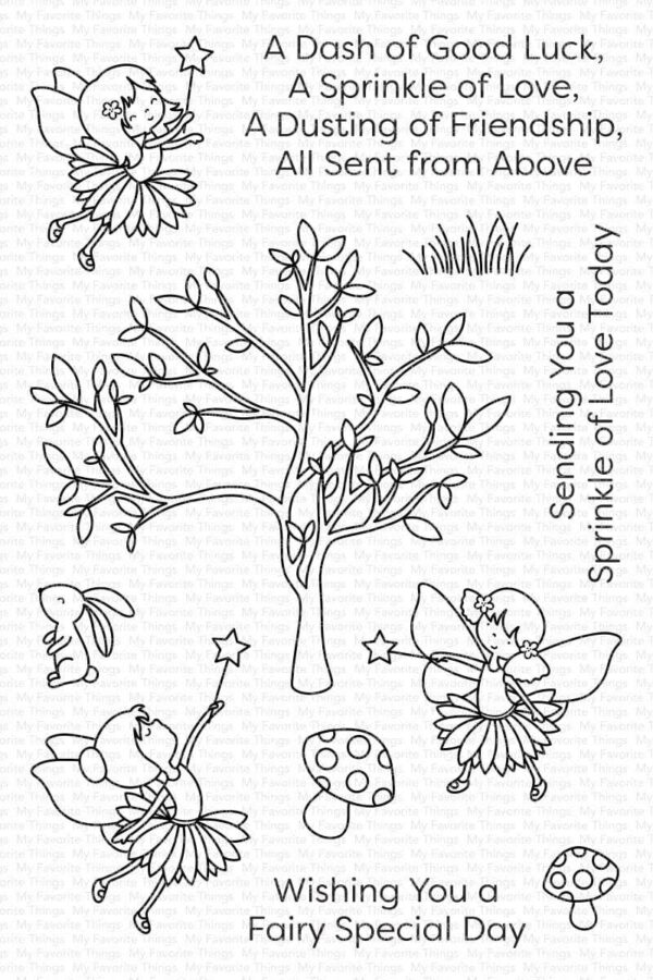my favorite things fairy special clear stamps cs 6