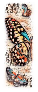 studio light butterfly grunge stamps sl gr stamp20 3