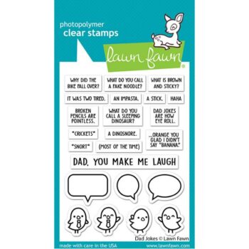 LF2863 lawn fawn clear stamps dad jokes