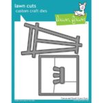 Lawn cuts craft dies canvas and easel