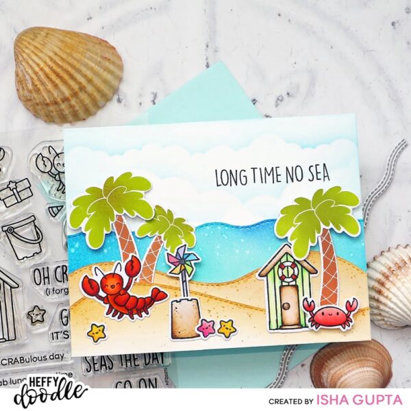 heffy doodle a little shellfish clear stamps hfd02 3