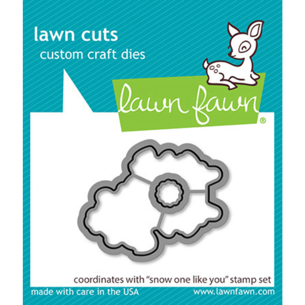 LF2944 lawn fawn creative cuts coordinating dies snow one like you