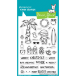 LF2945 lawn fawn clear stamps beachy christmas